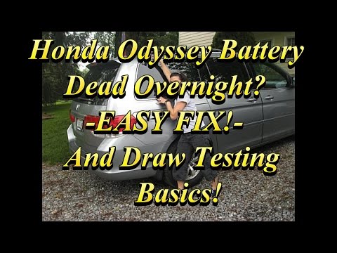 Odyssey Battery Drain Fix and Draw Testing Basics