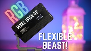 ULTIMATE Flexible Mount Video Light For Under $100| Pixel IVISII G2 RGB Video Light Review