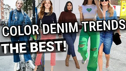 Denim Color Trends For 2022!| Denim Style  Every Body Type|Denim Trends 2022/23-MI Fashion