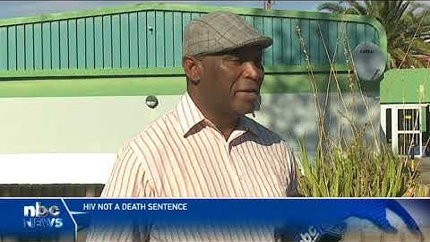 "Testing positive for HIV is not a death sentence" - nbc