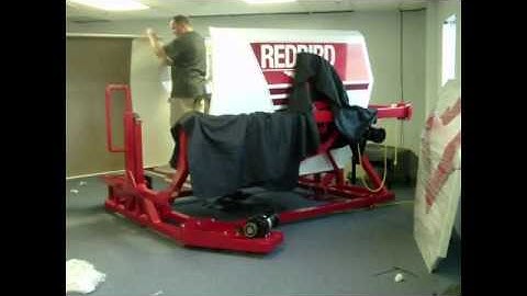 KOWD IMC TV - Redbird FMX Full Motion Simulator Install