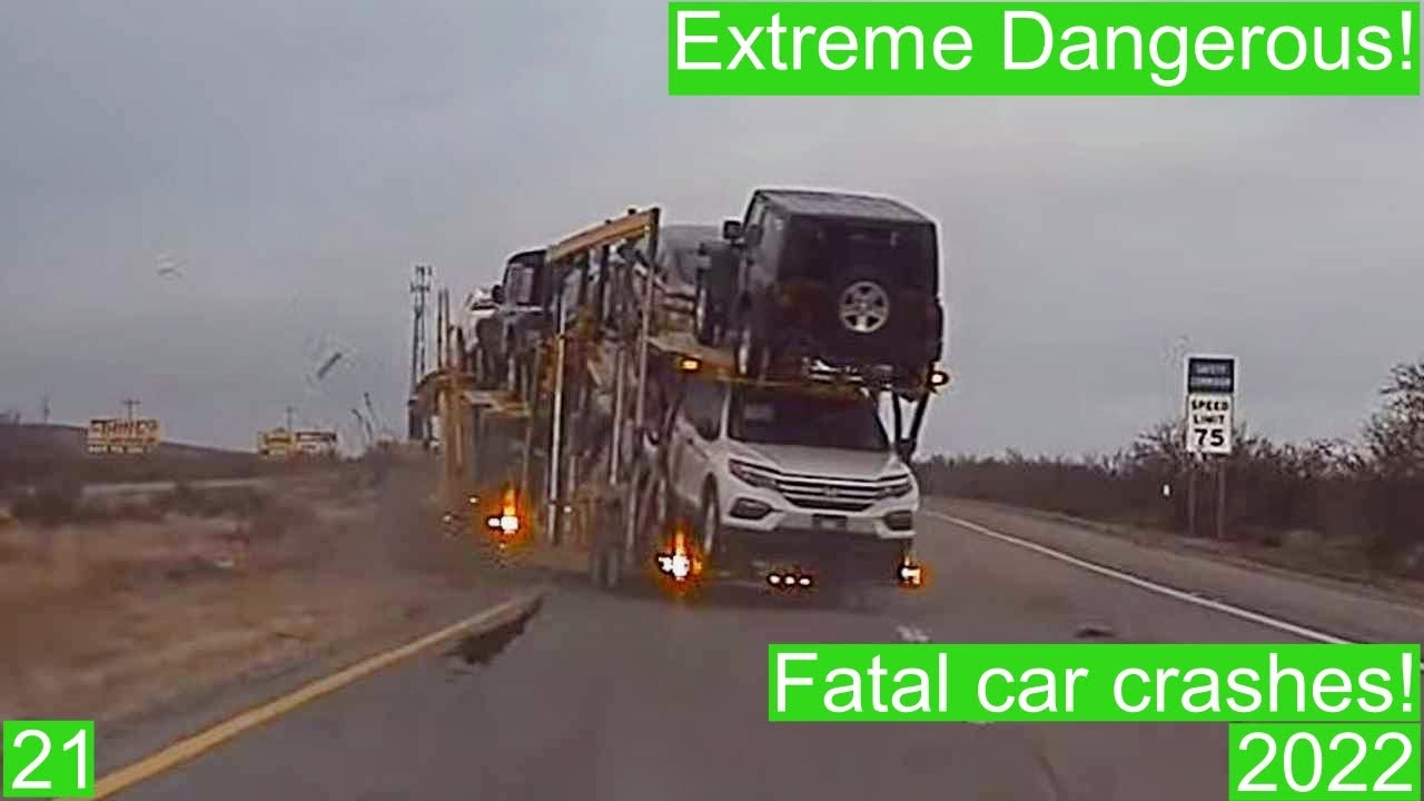 Car Crash Compilation WORLD #21 Extreme Dangerous!