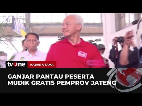 Ganjar Lepas Peserta Mudik Gratis Kereta Api | Kabar Utama tvOne