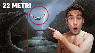 MI TUFFO da 22M DURANTE una TEMPESTA in SVIZZERA!!