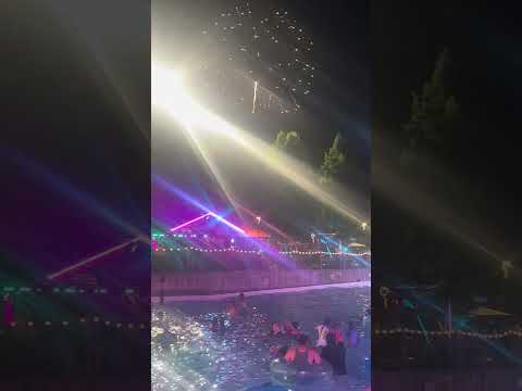 Water park fireworks #waterpark #outdoors #adventure