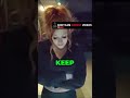 Driver claims she is an artist who stays sober