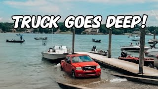 Truck Deep In The Water!