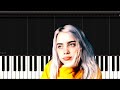 Billie Eilish - Everything I Wanted - Easy Piano Music