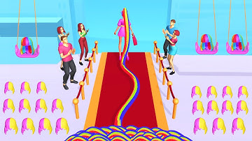 HAIR CHALLENGE game MAX LEVEL 🌈👸💕 Gameplay All Levels Walkthrough iOS Android New Game 3D Gamer Pro