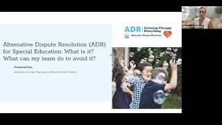 8/22 Alternative Dispute Resolution ADR for Special Education - Lunch & Learn 23-24'