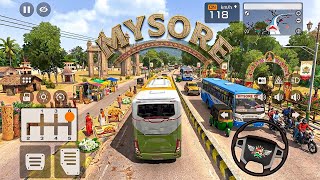 MYSORE CITY  | BUS SIMULATOR India : Explore the Heritage City in Real-Time 3D