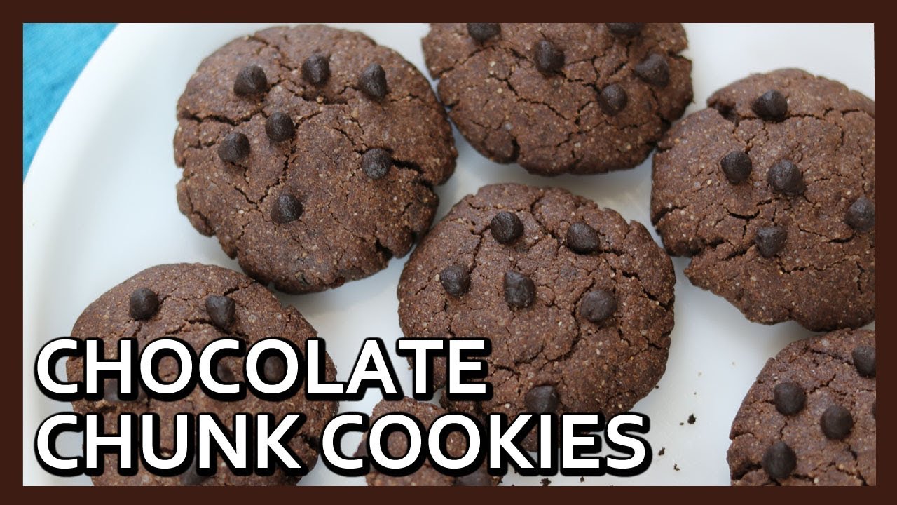 Eggless Chocolate Chip Cookies | No Maida Chocolate Biscuits | Healthy Kadai