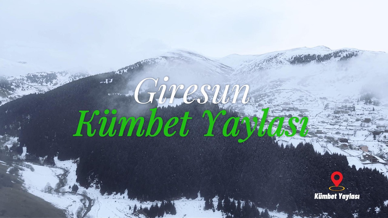 Sis ve Kar Altında Kümbet Yaylası 5 Dakikalık Büyüleyici Drone Yolculuğu #Drone #Giresun #Karadeniz