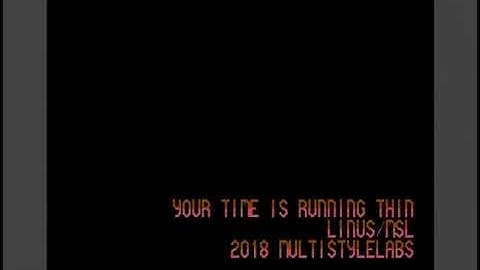 MULTISTYLE LABS 2018 YOUR TIME IS RUNNING THIN (C64)