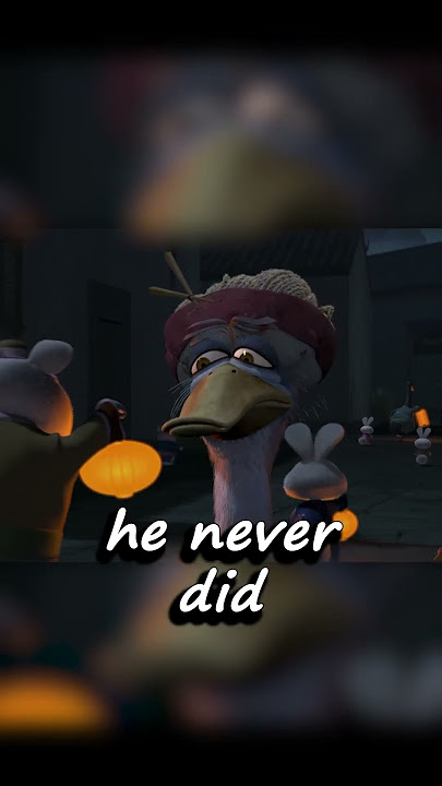 Did You Notice Po Inspired His Own Dad Mr. Ping To Chase His Dreams As Well?