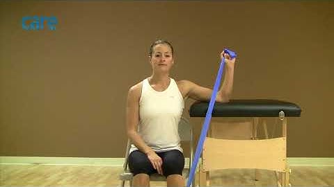 Shoulder Strength Exercise: External Rotation 90 Degrees with Band