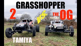 Tamiya Grasshopper 2 Vs Tamiya Grasshopper - RC  RWD Buggy Rally Head to Head 05 - 'Hoppin' Battle!'