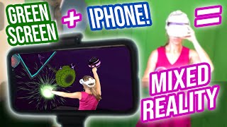 EASY Mixed Reality capture on iPhone with Green Screen! Reality Mixer tutorial for Oculus Quest 2 screenshot 5