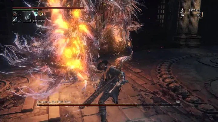 Bloodborne Old Hunters DLC Laurence NG Max Saw Spear