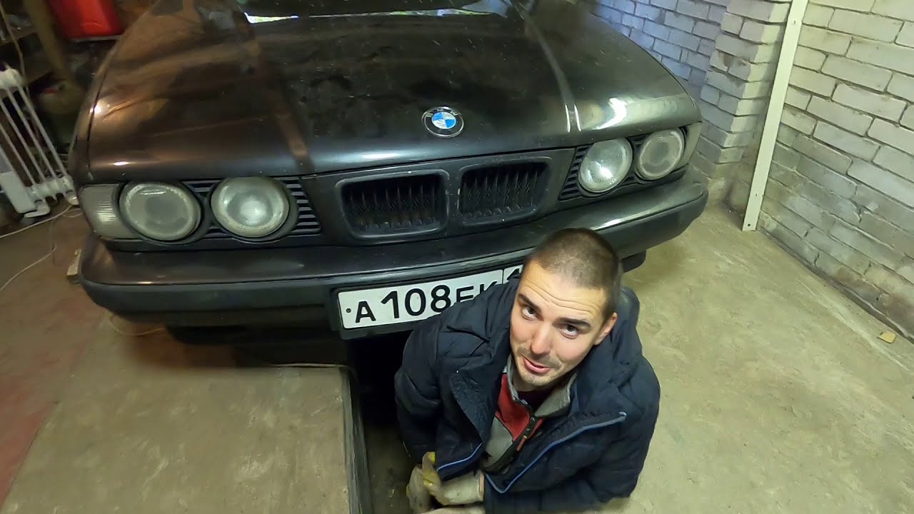 Установка короткоходной кулисы на бмв - YouTube