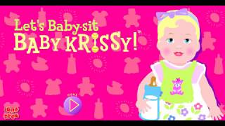 You can play good old flash Barbie game Baby Sit Baby Krissy Again! screenshot 2
