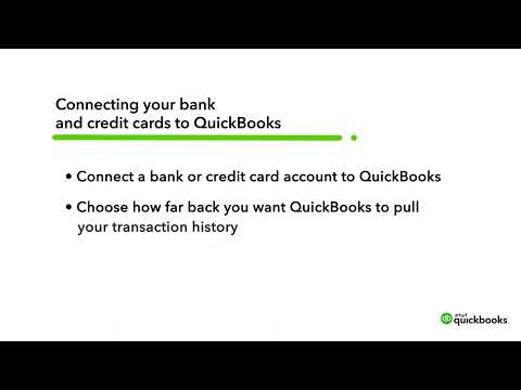 Connecting Your Bank in QuickBooks | QuickBooks Online International