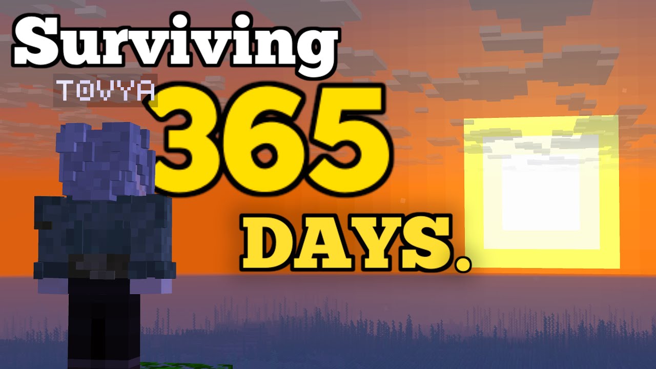 Surviving 365 Days in MINECRAFT - YouTube