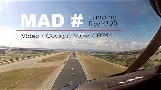Landing At Madrid, Barajas Madlemd Spain - Pit View