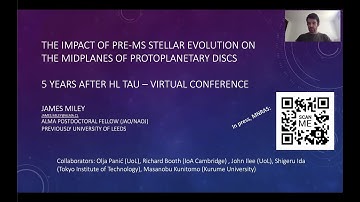 James Miley - The impact of pre-main sequence stellar evolution on the initial conditions for ...