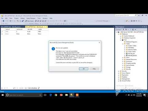 Creating Foreign Key in SQL Server (Hindi / Urdu)