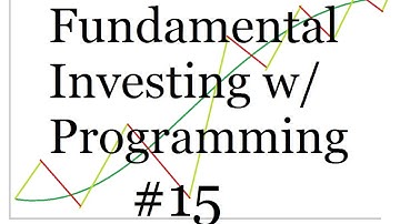 Adding the graphing to the Screener - Programming and Fundamental Investing Part 15