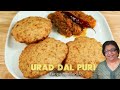 Urad Dal Puri Recipe | How to Make Urad Dal Puri | Fluffy Urad Dal Puri | Crispy Urad Dal Puri