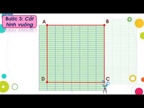 Thủ công _Bài Cắt dán hình vuông_Tuần 26+27