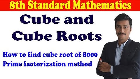 How to find cube root of 8000 by using simple steps class 8 NCERT