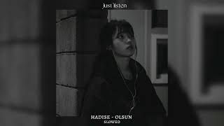 Hadise - Olsun 《slowed + reverb》 Resimi