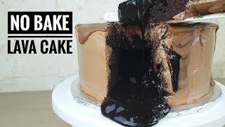 No bake lava cake | oven (chocolate recipe)