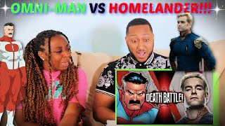 Death Battle! &quot;Omni-Man VS Homelander (Invincible VS The Boys)&quot; REACTION!!!