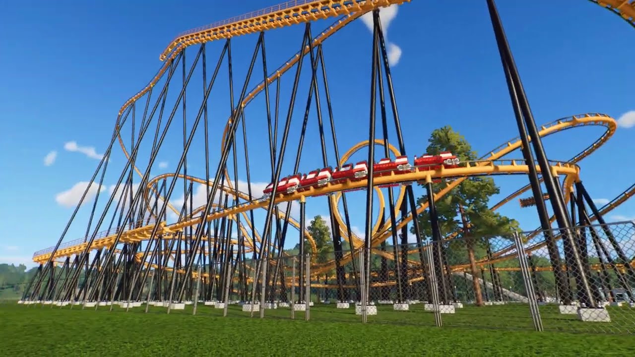 Sun Flasher | Custom Looping Coaster | Planet Coaster 2