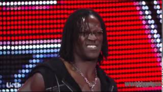 R-Truth thinks hes in the MITB Ladder Match, Raw June 8th 2015.