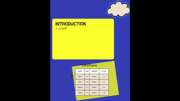 Python | Pandas | DataFrame Introduction & Creation using List of Series #CBSE #cuet #ip