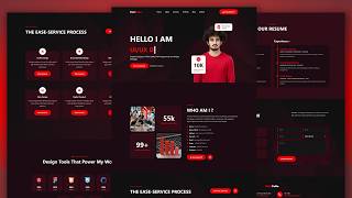 How To Make A Portfolio Website Using HTML CSS JS | Complete Responsive Website Design