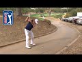 Justin Thomas saves par from the cart path at ZOZO CHAMPIONSHIP