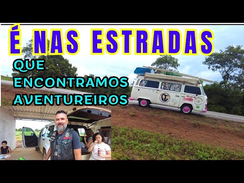 Muitos viajantes com suas famílias que encontramos pelas estradas e olha quem conhecemos na estrada