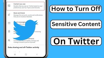 How to Turn Off Sensitive Content on Twitter | iPhone | 2023