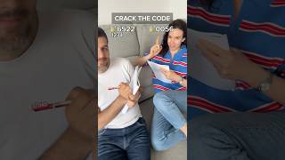 How Long Does It Take to Crack the Code? 🔒 ✅ #crackthecode #braingame #couplegames