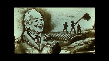 Video Tranh cát tưởng niệm Đại Tướng Võ Nguyên Giáp - Lê Phong Giao sand art