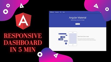 Angular 13 responsive dashboard with sidebar in 5 min using angular material