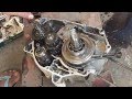ฮอนด้า WAVE125 ซ่อมแซม.  Honda Wave Engine Removal & Strip