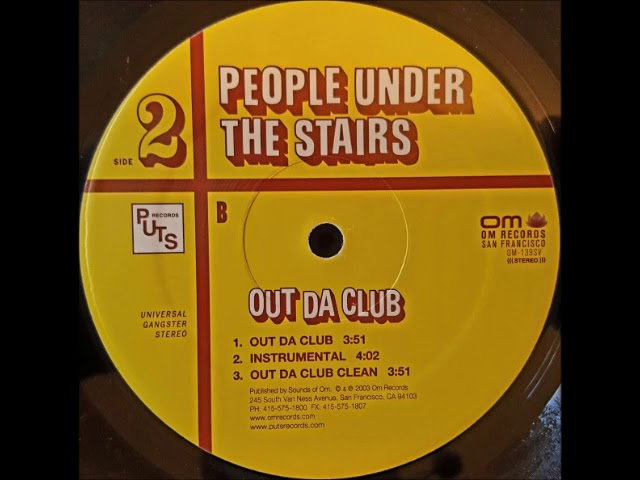 People Under The Stairs - Out Da Club - YouTube