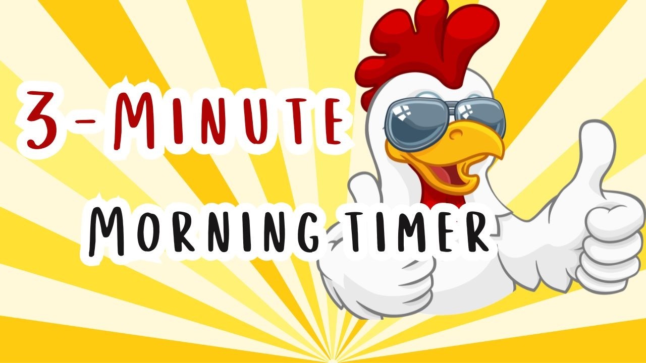 Timer Morning 3-Minute Morning Mindfulness Timer for the Classroom (Silent) - YouTube